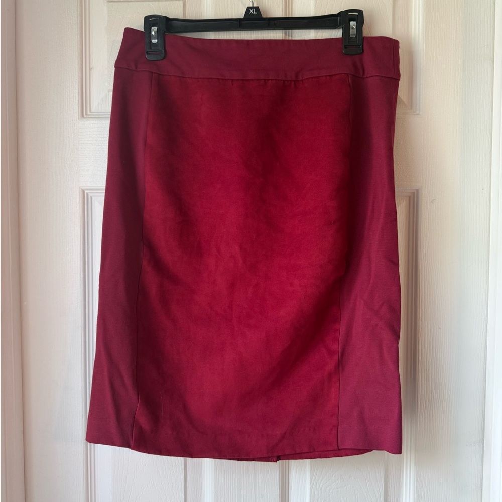 Liz Claiborne Rich Red Pencil Skirt
